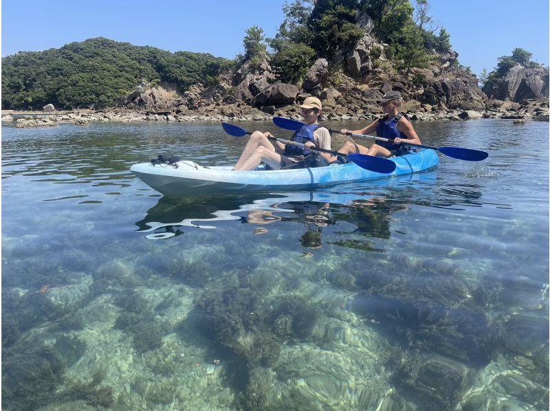 【徳島・海陽町水床】水床(みとこ)湾・太平洋シーカヤック＋スノーケル (夏シーズン）の紹介画像