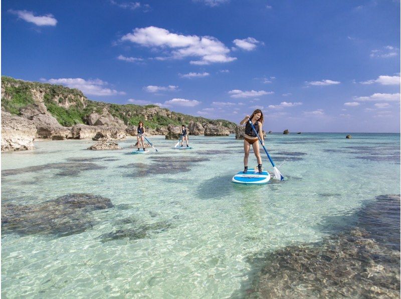 【宮古島/半日】エメラルドに輝く海を一望！ビーチSUP/カヌー★絶景の宮古ブルー★写真データ無料！送迎相談OK！【学割対象プラン】の紹介画像