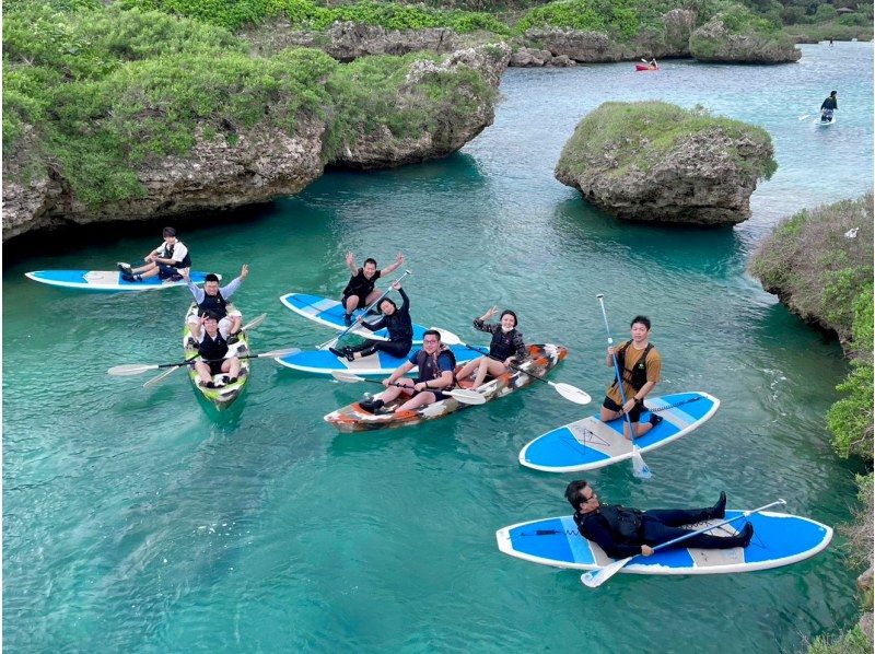 銷售！ 【宮古島/半天】俯瞰翡翠海！海灘SUP/獨木舟 ★ 壯觀的宮古藍 ★ 免費照片資料！交通諮詢OK！の紹介画像