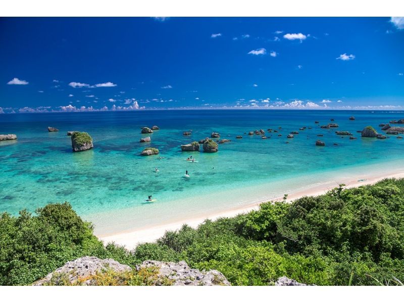 【宮古島/半日】地域クーポン対象！エメラルドに輝く海を一望！絶景宮古ブルービーチSUPorカヌー【写真データ無料】スーパーサマーセール実施中の紹介画像