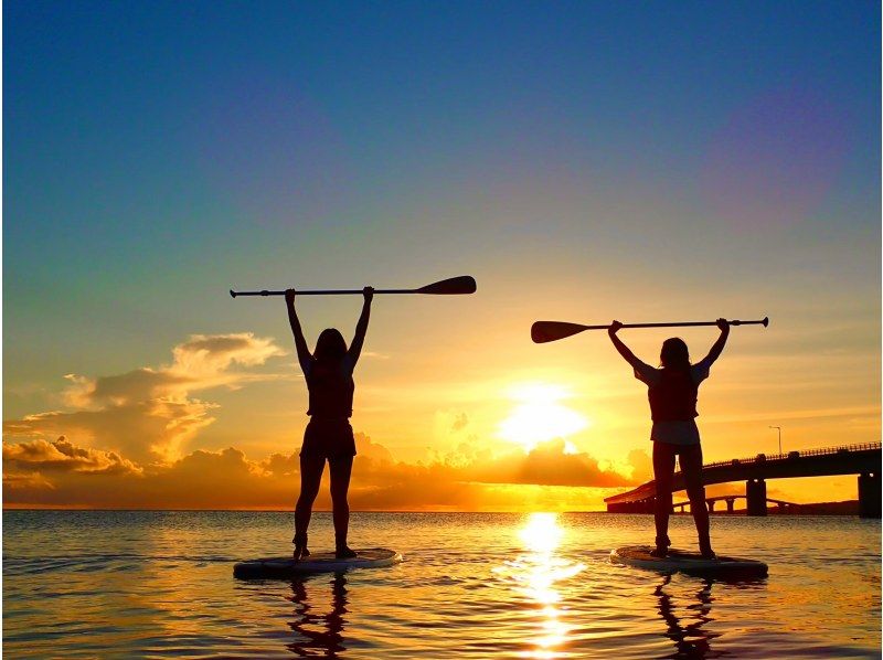 [Miyakojima/Evening] Selectable Sunset SUP/Canoe Tour ★ Exquisite Sunset ★ Same-day application OK ★ Free photo data ★ [Student discount plan]の紹介画像