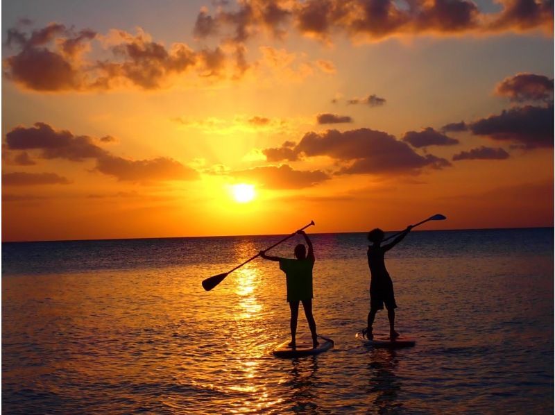 [Miyakojima/Evening] Selectable Sunset SUP/Canoe Tour ★ Exquisite Sunset ★ Same-day application OK ★ Free photo data ★ [Student discount plan]の紹介画像