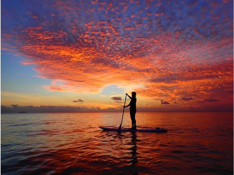 [Miyakojima/Evening] Selectable Sunset SUP/Canoe Tour ★ Exquisite Sunset ★ Same-day application OK ★ Free photo data ★ [Student discount plan]の紹介画像