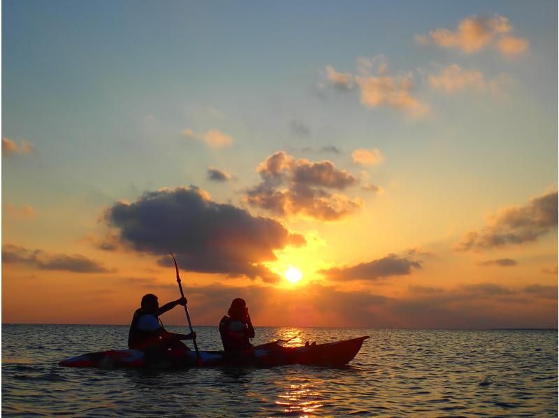 [Miyakojima/Evening] Selectable Sunset SUP/Canoe Tour ★ Exquisite Sunset ★ Same-day application OK ★ Free photo data ★ [Student discount plan]の紹介画像