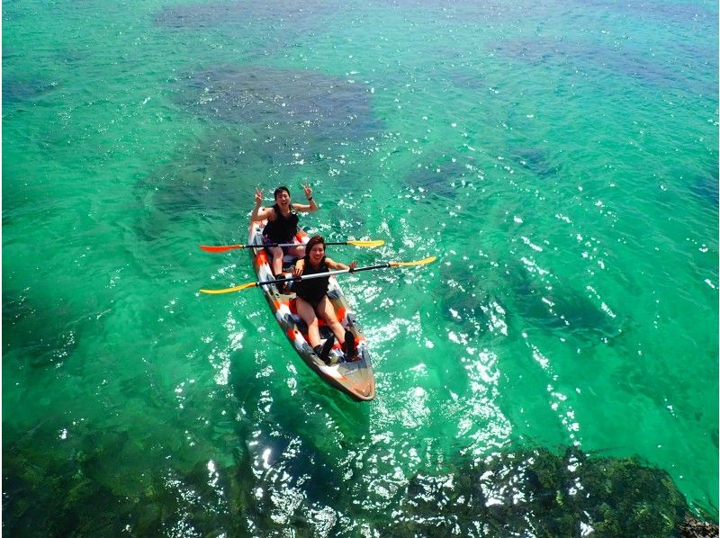 【沖縄・宮古島】【1日】絶景ビーチSUP/カヌー＆ウミガメシュノーケリング【写真データ無料】の紹介画像