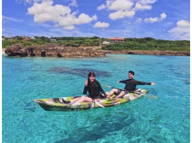 [Miyakojima/1 day] Free photo data and island transfers! Sea turtle snorkeling & SUP/canoeing ★ Miyakojima basic 1-day plan [student discount plan]の紹介画像