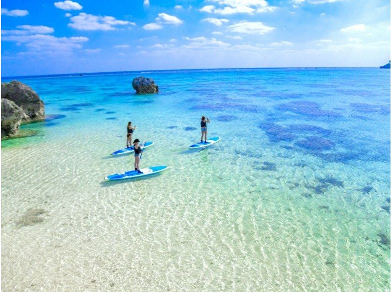 [Miyakojima/1 day] Free photo data and island transfers! Sea turtle snorkeling & SUP/canoeing ★ Miyakojima basic 1-day plan [student discount plan]の紹介画像