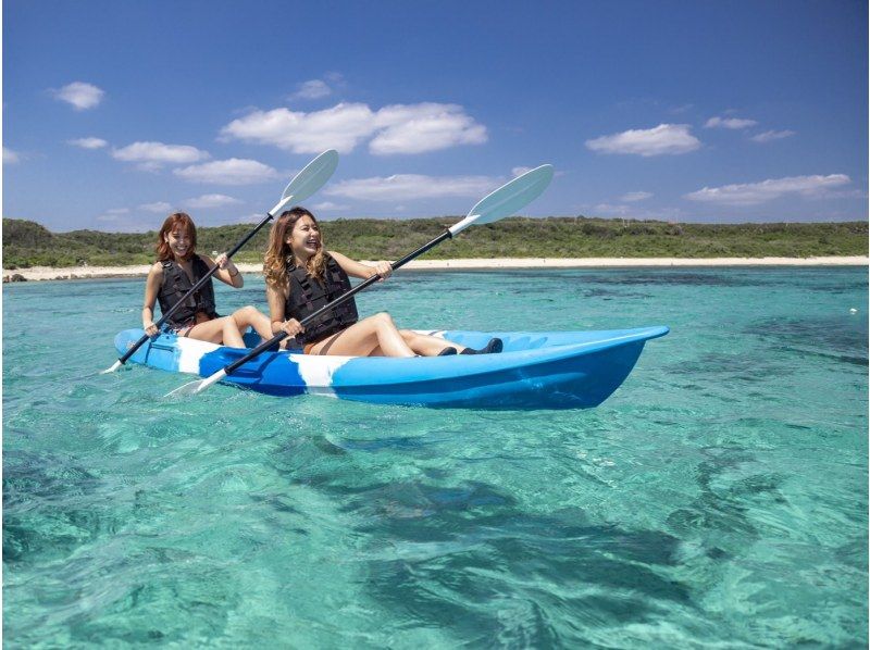 [Miyakojima/1 day] SUP x Pumpkin Cave Exploration x Canoe! Pick-up/drop-off within island available!