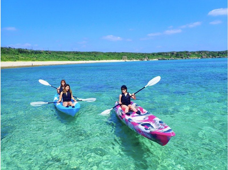 [宮古島/1天] SUP x 南瓜洞探險 x 獨木舟★宮古島大冒險套裝★島內提供接送服務！免費照片！ [學生折扣計劃]の紹介画像