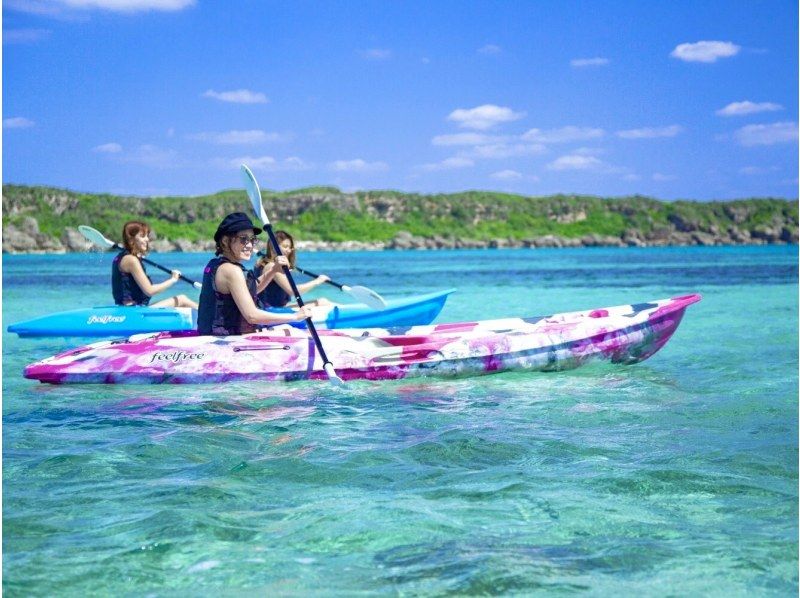 [Miyakojima/1 day] Photo data & free island transfers! Complete Miyakojima experience! SUP x snorkeling x caving x canoeingの紹介画像