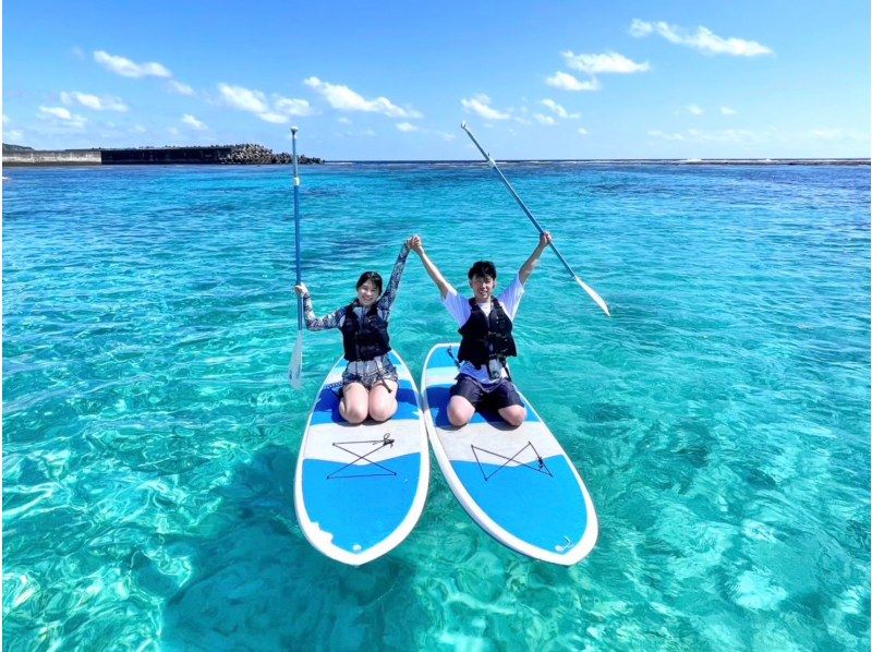 SALE! [Miyakojima/1 day] Free photo data & island transfer! Choose from SUP/canoe & snorkeling sets ★ Enjoy the ocean of Miyakojima to your heart's content!の紹介画像