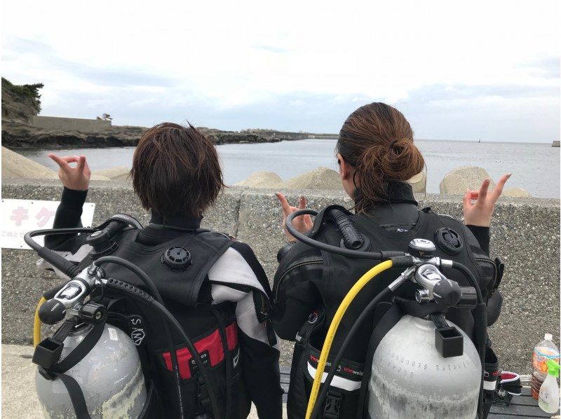 『ドライスーツ無料！渋谷から木、金、土曜日/送迎無料』海を楽もう！セットプラン／スノーケル＆体験ダイビングの紹介画像