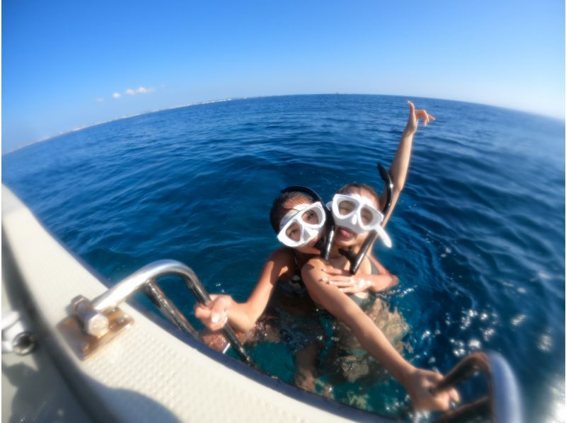 【沖縄・慶良間諸島】無人島でウミガメシュノーケリング&スキンダイビング★小さなお子様連れでも安心♪の紹介画像
