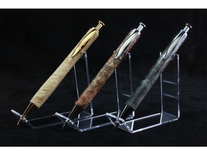 【大阪・住之江区】オリジナル木軸ロングボールペン（ノック式）作りの紹介画像