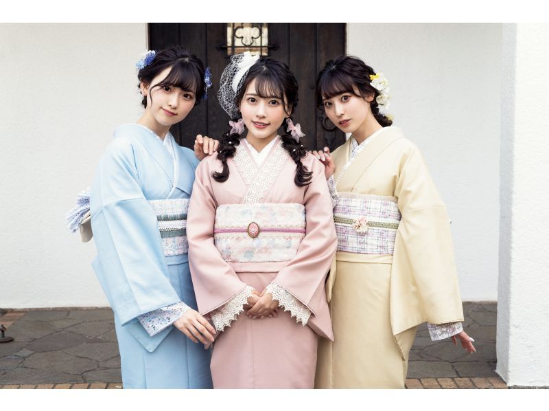 [Tokyo/Shinjuku]★Kimono set & hair set & dressing included plan! Free umbrella rental on rainy days♪の紹介画像