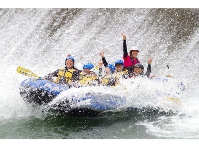 With lunch ☆ [W Challenge ☆ Hanage Canyoning & Water / Rafting] 2nd event per day, very satisfying course!の紹介画像