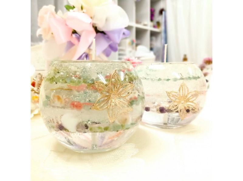 揺れる影が可愛すぎる【ジュエリーポップキャンドル】当店オリジナルメニュー  人数割引有・お一人参加OKの紹介画像