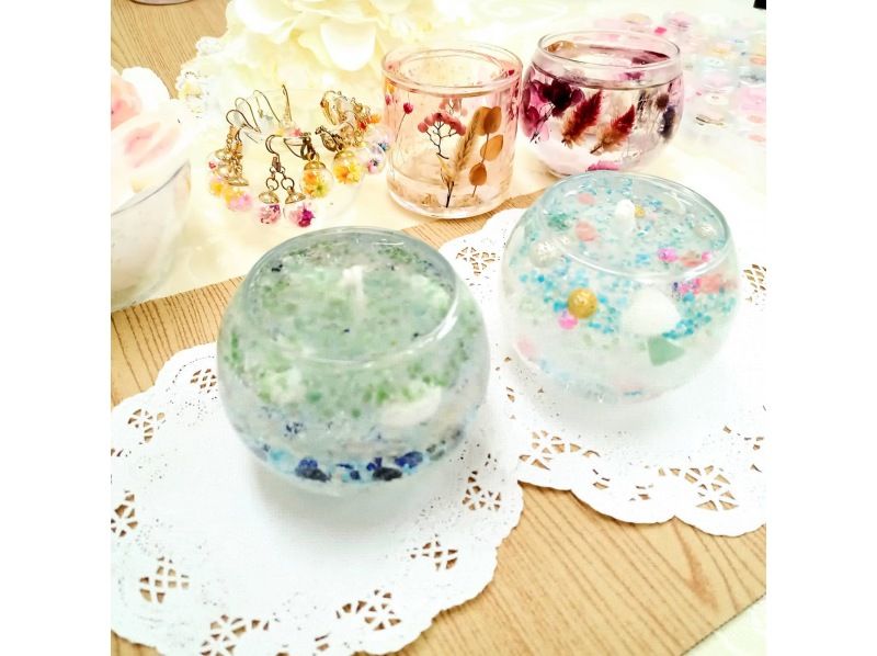 揺れる影が可愛すぎる【ジュエリーポップキャンドル】当店オリジナルメニュー  人数割引有・お一人参加OKの紹介画像