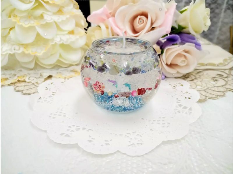 揺れる影が可愛すぎる【ジュエリーポップキャンドル】当店オリジナルメニュー  人数割引有・お一人参加OKの紹介画像