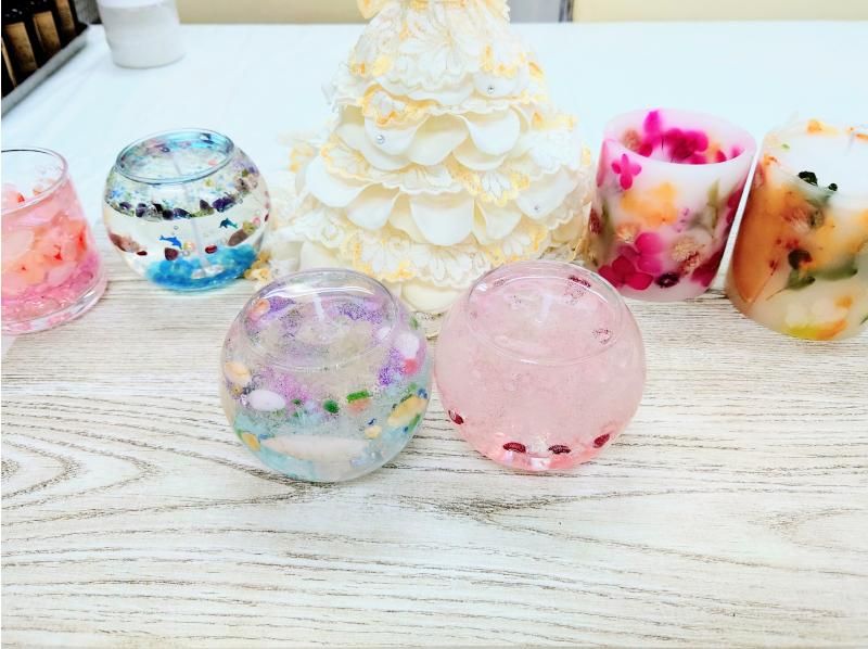 揺れる影が可愛すぎる【ジュエリーポップキャンドル】当店オリジナルメニュー  人数割引有・お一人参加OKの紹介画像