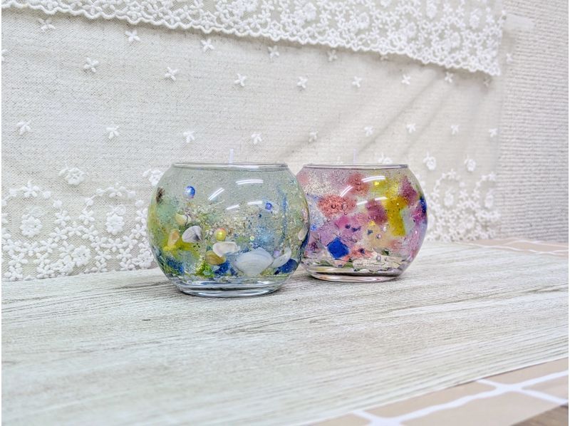 揺れる影が可愛すぎる【ジュエリーポップキャンドル】当店オリジナルメニュー  人数割引有・お一人参加OKの紹介画像