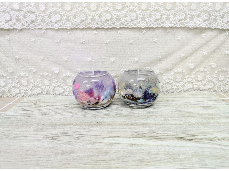 揺れる影が可愛すぎる【ジュエリーポップキャンドル】当店オリジナルメニュー  人数割引有・お一人参加OKの紹介画像