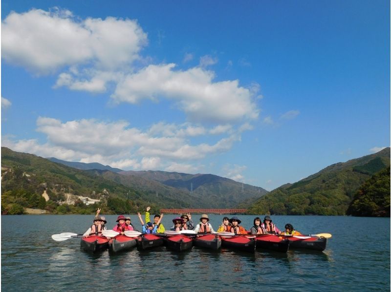 Kanukko [Kusagi Lake, Midori City, Gunma Prefecture] Canoeing available from age 3! (Half-day) Kusagi Lake canoe tour ☆ Free photos taken during the tour!の紹介画像