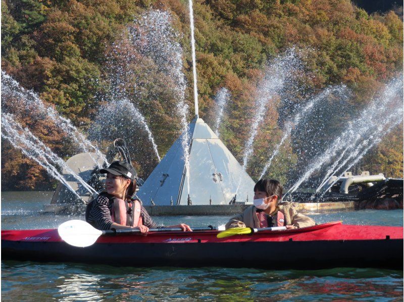 【みどり市草木湖・群馬県】かぬ～っこ　3歳から乗れる！（半日）草木湖カヌーツアー☆ツアー中の写真無料！の紹介画像