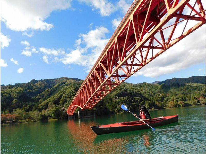 Kanukko [Kusagi Lake, Midori City, Gunma Prefecture] Canoeing available from age 3! (Half-day) Kusagi Lake canoe tour ☆ Free photos taken during the tour!の紹介画像