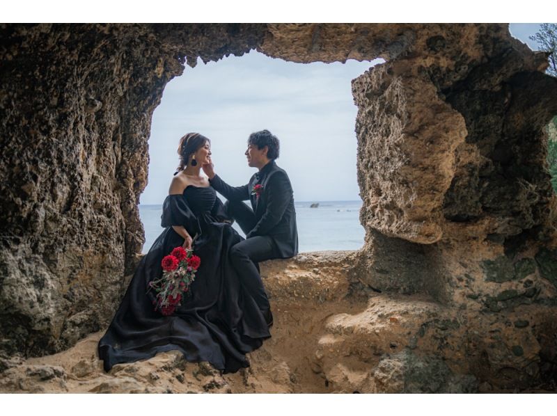 [冲绳Honjima]专业摄影师在海滩上拍照！婚纱照高品质和最低价格の紹介画像
