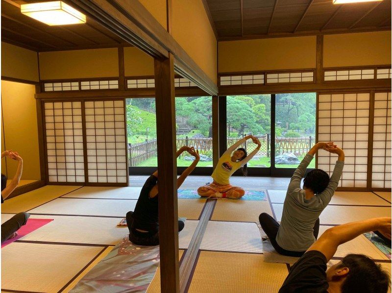 【東京・早稲田・1/24（土）開催】日本庭園ナイトヨガ～2本立てでリラックスの紹介画像