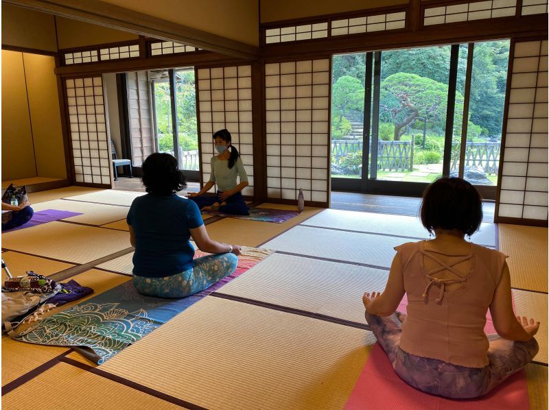 【東京・早稲田・1/24（土）開催】日本庭園ナイトヨガ～2本立てでリラックスの紹介画像