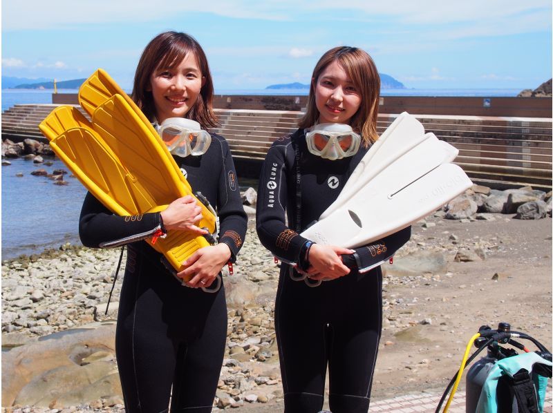 【四国・徳島】秋からのダイビングベストシーズン！参加の皆さんの水中写真もプレゼント！初心者歓迎　ビーチ体験ダイビングの紹介画像