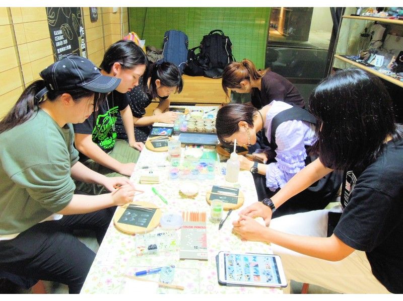 【오사카· 타 마츠 쿠리】 어린이도 즐길 수있다! 유리 칠보 액세서리 제작 체험の紹介画像