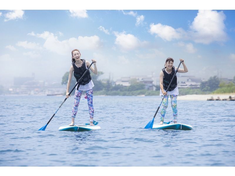 滋賀・大津】びわ湖・ SUP体験 琵琶湖八景 雄松崎へSUP体験