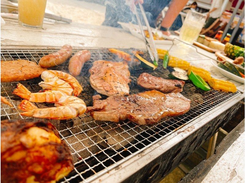 [Shiga/Otsu] BBQ brought in at Lake Biwa / Swimming Beach (no time limit, On the day reservation OK)の紹介画像