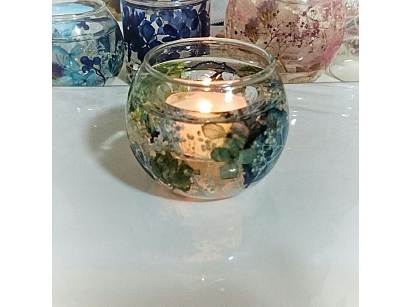[Tokyo/ Shinjuku] ★ Botanical candle & holder LED light / tea light★ You can choose the shape.