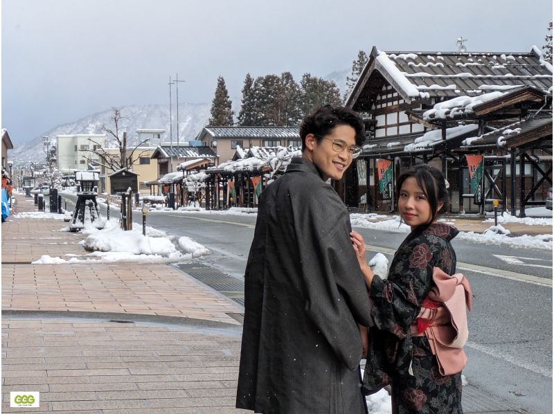 [Niigata/Minamiuonuma] Kimono experience ~ Stroll around Shiozawa-juku ``Makino-dori'' wearing a kimono designated as a traditional Japanese craft, ``Hon Shiozawa/Shiozawa Tsumugi'' and a yukata ~の紹介画像