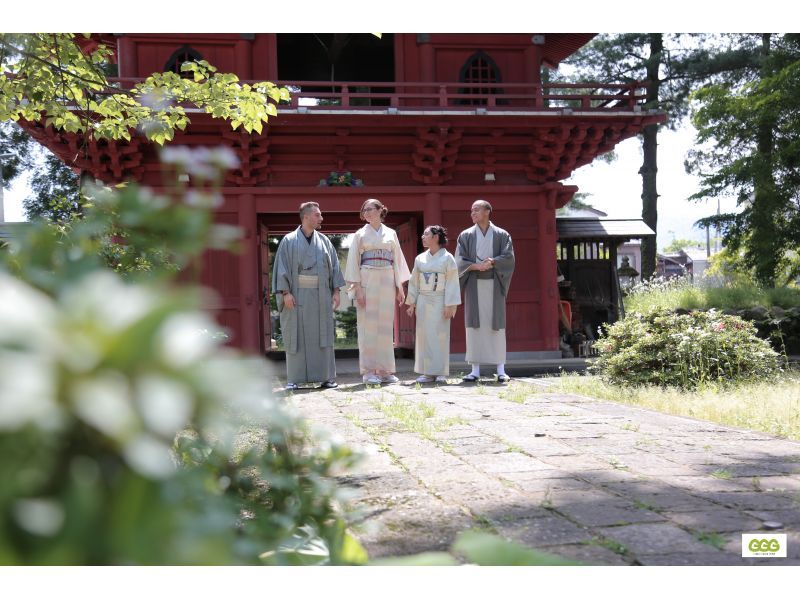 [Niigata/Minamiuonuma] Kimono experience ~ Stroll around Shiozawa-juku ``Makino-dori'' wearing a kimono designated as a traditional Japanese craft, ``Hon Shiozawa/Shiozawa Tsumugi'' and a yukata ~の紹介画像