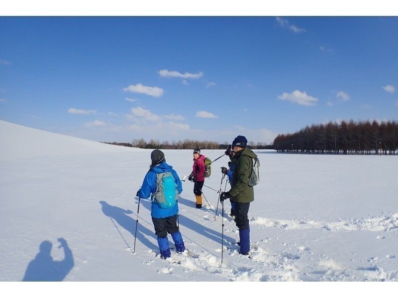 冬の札幌を満喫！ガラスのピラミッドのモエレ沼公園deのんびりスノーシューツアー