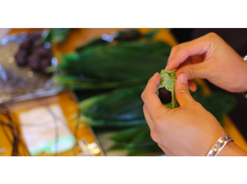 [Niigata/Tokamachi] Niigata traditional food "Sasa dumpling" making experience [Regional coupon available]の紹介画像