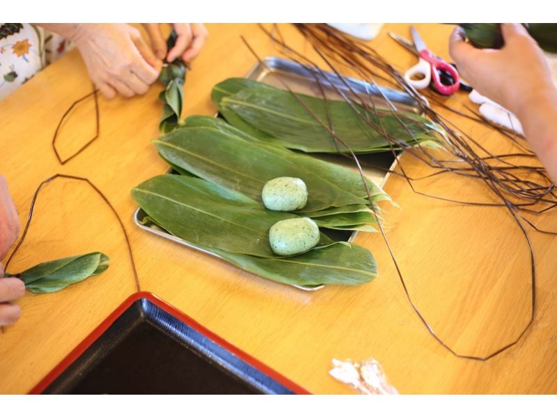 [Niigata/Tokamachi] Niigata traditional food "Sasa dumpling" making experience [Regional coupon available]の紹介画像