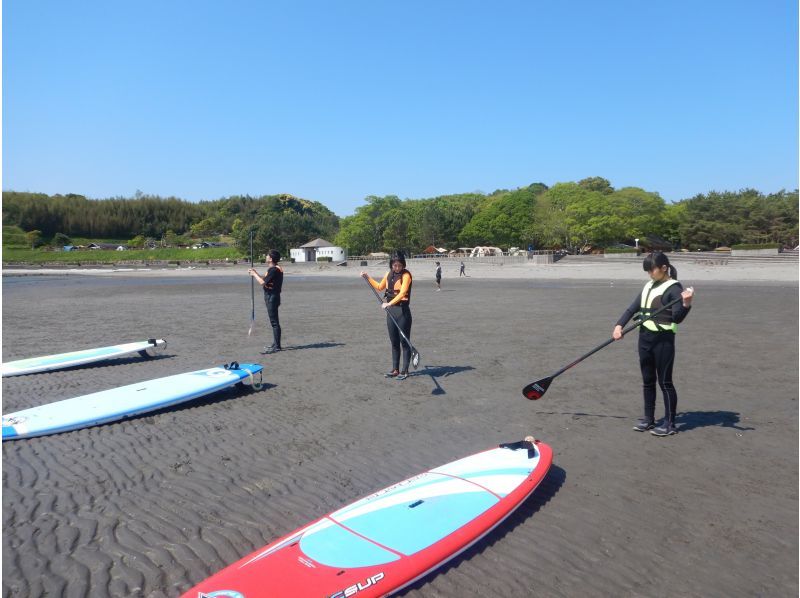 【大分県 日出町 糸ヶ浜】(春サップ) 仲間・ご家族・初心者向！ 60分スクール+60分の自由時間 +写真撮影の紹介画像