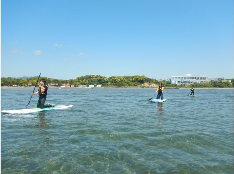 【大分県 日出町 糸ヶ浜】(冬春サップ) 仲間・ご家族・初心者向！ 60分スクール+60分の自由時間 +写真撮影の紹介画像