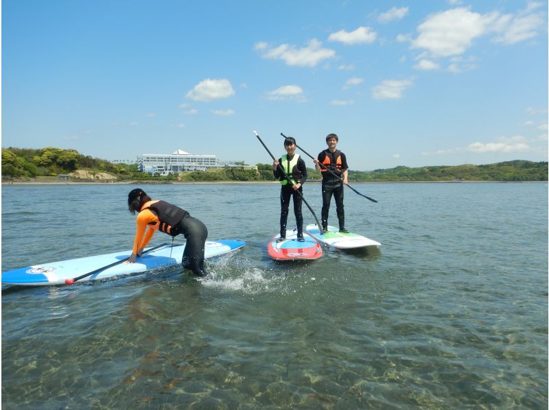 【大分県 日出町 糸ヶ浜】(冬春サップ) 仲間・ご家族・初心者向！ 60分スクール+60分の自由時間 +写真撮影の紹介画像