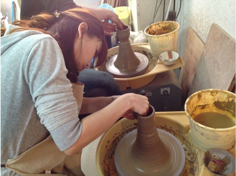 [Hyogo/ Amagasaki] 2 minutes on foot from the station! The 9th Year pottery wedding plan! Ceramic art experience (6 electric potter's wheel courses)の紹介画像