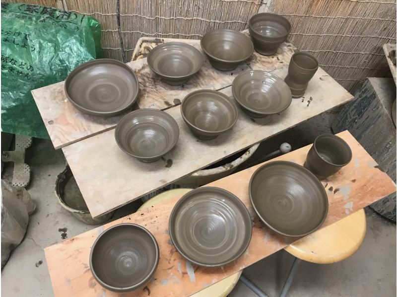 [Hyogo/ Amagasaki] 2 minutes on foot from the station! The 9th Year pottery wedding plan! Ceramic art experience (6 electric potter's wheel courses)の紹介画像