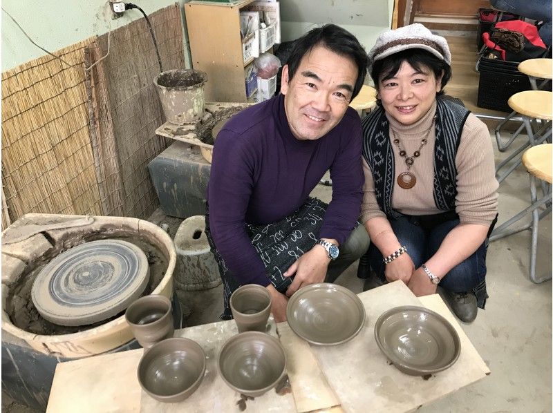 【兵庫・尼崎】駅より徒歩2分！結婚２０年目磁器婚式プラン！陶芸体験（６個つくる電動ろくろコース）の紹介画像