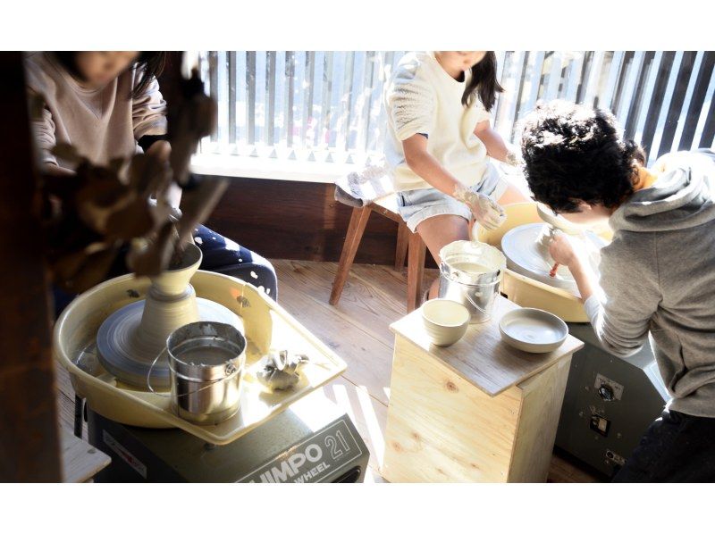[在名古屋和久屋大通站附近！ ]流行的电动陶轮经验（1件生产，可以额外生产）★陶瓷经验★の紹介画像