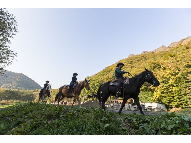 [Hokkaido, Sapporo] Ride Time choose riding time course [horse trekking]の紹介画像